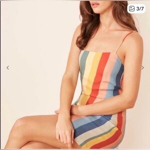 Reformation Lindsay Dress In Starburst Size 2